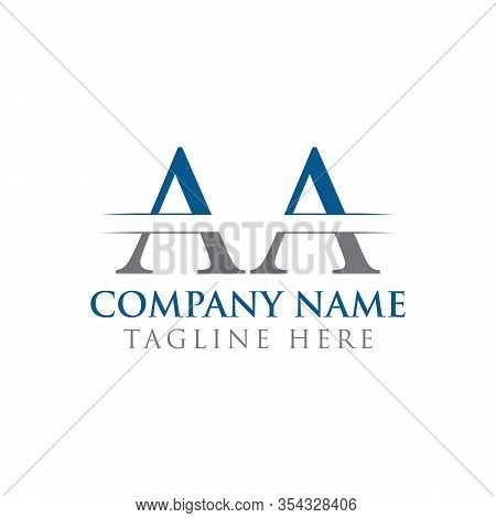 Initial Aa Letter Logo With Creative Modern Business Typography Vector Template. Creative Abstract L