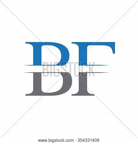 Initial Bf Letter Logo With Creative Modern Business Typography Vector Template. Creative Abstract L