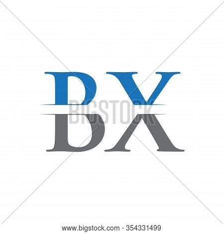 Initial Bx Letter Logo With Creative Modern Business Typography Vector Template. Creative Abstract L
