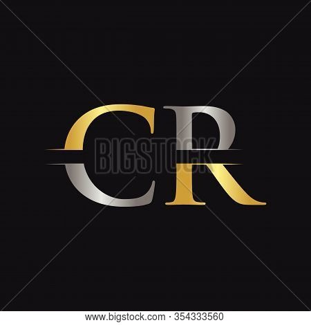 Initial Cr Letter Logo With Creative Modern Business Typography Vector Template. Creative Abstract L