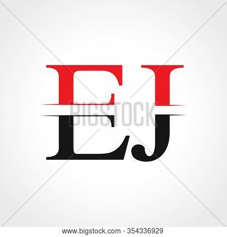 Initial Ej Letter Linked Logo Business Vector Template. Creative Letter Ej Logo Design