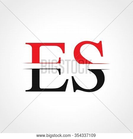 Initial Es Letter Linked Logo Business Vector Template. Creative Letter Es Logo Design