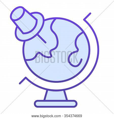Notebook And Pencil Flat Icon. Exercise Book, Sheet Of Pocketbook With Wooden Stick. School Vector D