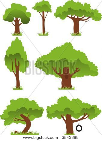 Tree Eps Tree Collection.Eps Vector & Photo (Free Trial) | Bigstock