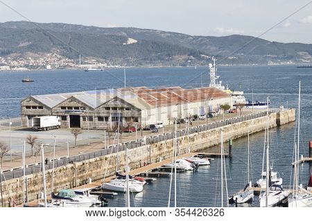 Vigo, Spain - Jan 24, 2020: Casa Pepe Ship Chandler Company Warehouse On January 24, 2020 At Transat