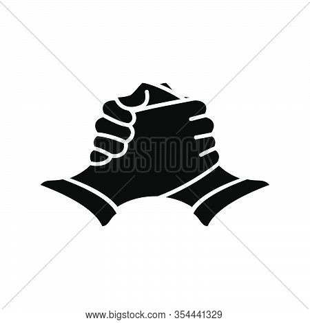 Handshake Vector Icon, Illustration For Web And Software Interfaces.