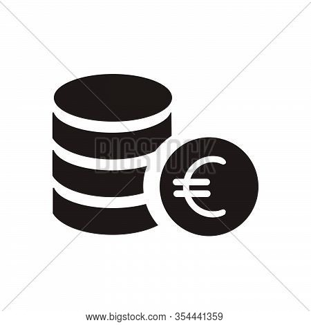 Euro Sign Icon, Euro Vector Illustration For Graphic And Web Design.