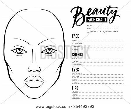 Face Chart Blank Vector Photo Free - Blank Makeup Face Chart Face Chart Blank Vector Photo Free - Blank Makeup Face Chart