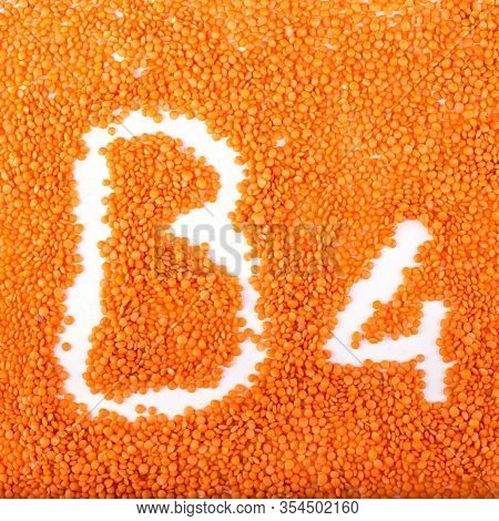 High Content Of B4 Vitamins In Lentils. Very Tasty And Healthy Lentils.