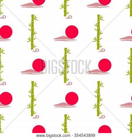 Colorful Nature Background. Seamless Fabric Pattern. Textile Print Design. Decorative Vector Color A