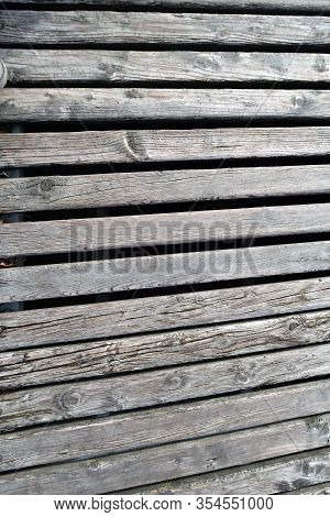 Background - An Old Weathered Wooden Wall