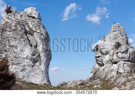 Góra Zborów (berkowa Góra) - A Rocky Hill Within The Village Of Podlesice In The Śląskie Voivodeship