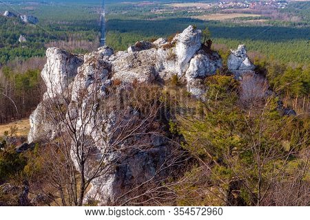 Góra Zborów (berkowa Góra) - A Rocky Hill Within The Village Of Podlesice In The Śląskie Voivodeship