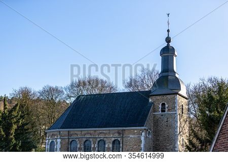 View At The Finkenberg Church In Stolberg, Eifel, Germany