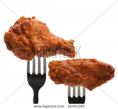 Buffalo Chicken Wings sulle forche