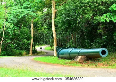 Cavite, Ph - Dec. 3: Battery Hearn Path Way At Corregidor Island On December 3, 2016 In Cavite, Phil