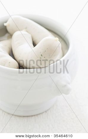 salsicha branca da Baviera