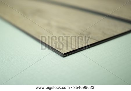 Vinyl Laminate. Laying Of The Floor Covering.