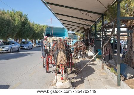 The Harbour At Aegina Town On The Greek Island Of Aegina