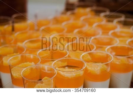 Candy Bar. Table With Sweets, Candies, Dessert