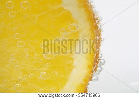 Sliced Orange In Mineral Water