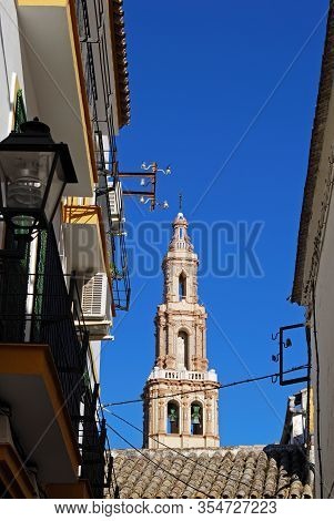 View Of St Giles Church Bell Tower (iglesia De San Gil), Ecija, Seville Province, Andalucia, Spain, 