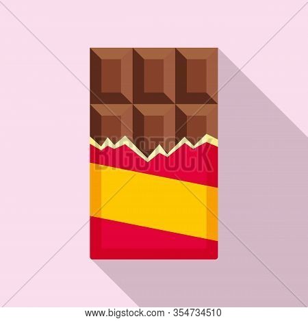 Swiss Chocolate Icon. Flat Illustration Of Swiss Chocolate Vector Icon For Web Design