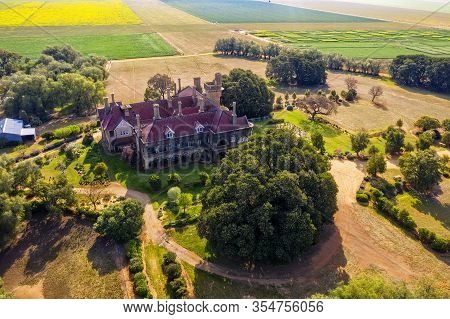 Weddin Shire, Australia - September 20, 2019;  Historic Iandra Castle In Rural Nsw Australia.  A Her