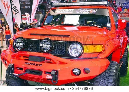 Pasay, Ph - Nov. 6: Toyota Fj Cruiser At Manila Auto Salon On November 6, 2016 In Smx Convention Cen