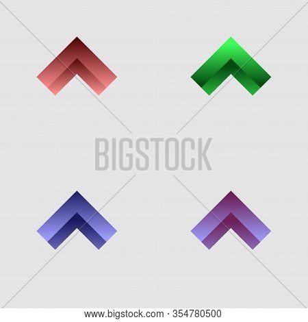 Rectangular Logo With Gradations Of Color