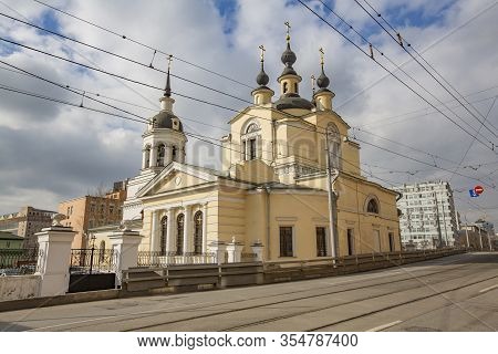 Intercession Church In Krasnoye Selo. Moscow, Russia
