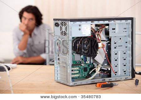 Close-up di un computer