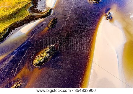 The Paradisiac Coast Between Lettermacaward And Portnoo In County Donegal - Ireland.