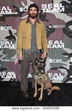 LOS ANGELES - FEB 25:  Justin Melnick arrives for ââSeal Teamâ Winter Premiere on February 25, 2020 in Hollywood, CA                