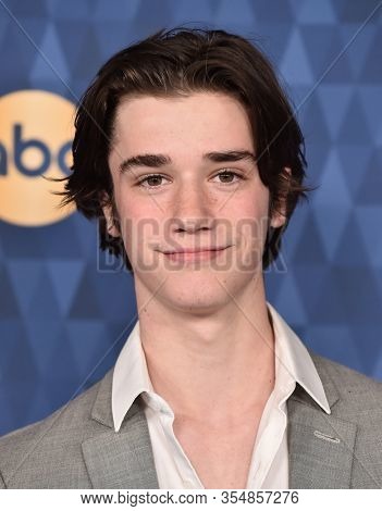 LOS ANGELES - JAN 08:  Daniel DiMaggio arrives for the ABC Winter TCA Party 2020 on January 08, 2020 in Pasadena, CA                