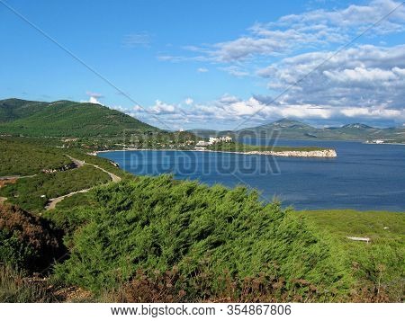 }sardegna Sardinia Lake View In Italy Italia