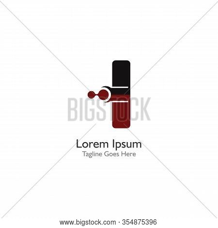 Letter I With Antom Creative Logo Or Symbol Template Design