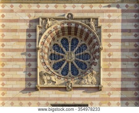 Detail Shot Of The Speyer Cathedral Located In Speyer, Germany
