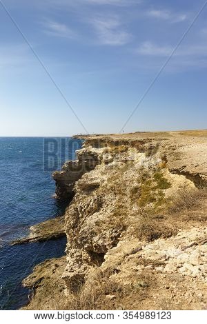 View From The Cup Of Love Towards The Fishing Camp In Atlesh Park. The Coast Of The Tarkhankut Penin