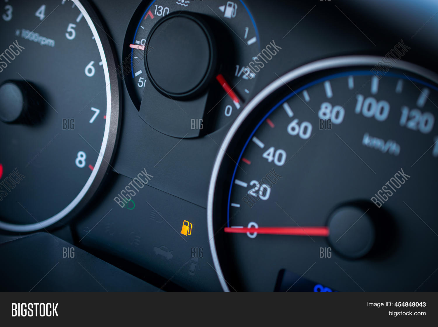 Empty Fuel Gas Gauge. Image & Photo (Free Trial) Bigstock