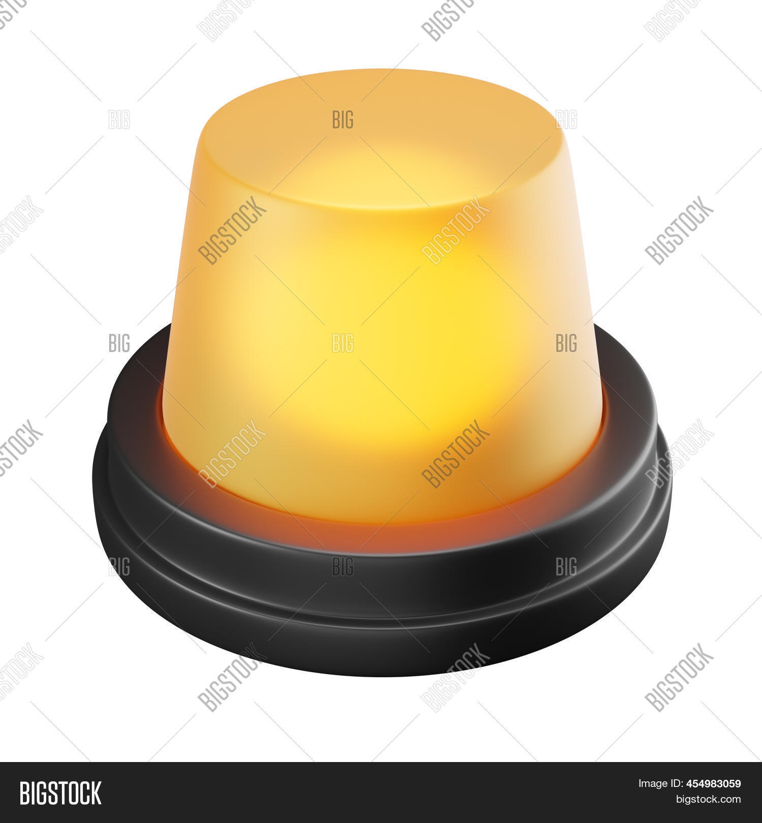 Yellow Police Light Image & Photo (Free Trial) Bigstock