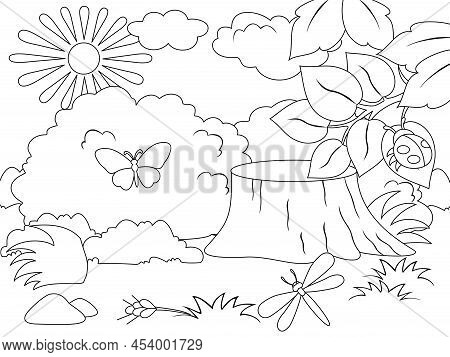 Natural Meadow. Vector &amp; Photo (Free Trial) | Bigstock