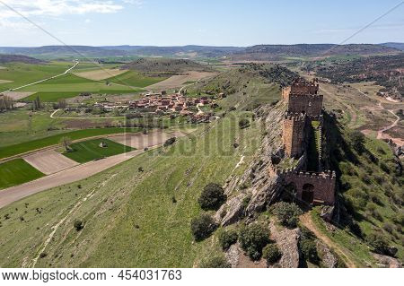 Riba De Santiuste Castle, Guadalajara, Castile La Mancha Community, Spain