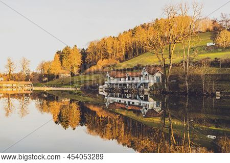 Drei Weihern Or Three Lime Trees In St.gallen, Switzerland