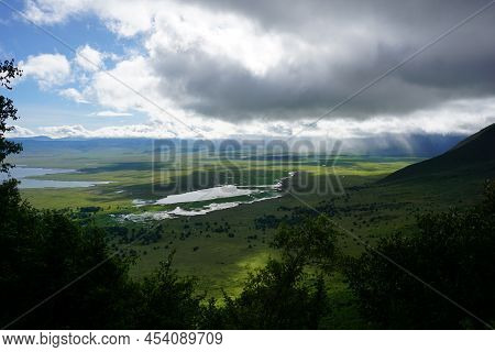 Majestic Cloud Formations Over Lakd Magadi In Ngorongoro Crater National Park, Tanzania 2021