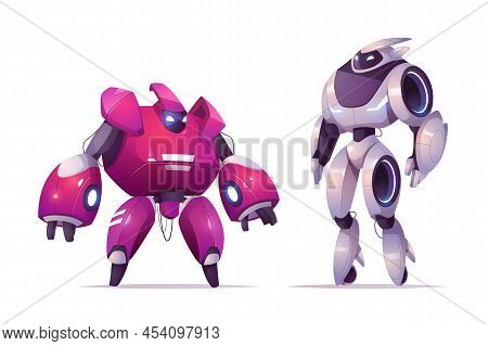 Robot Transformers, Robotics And Artificial Intelligence Technologies Cyborgs, Military Combat Exosk
