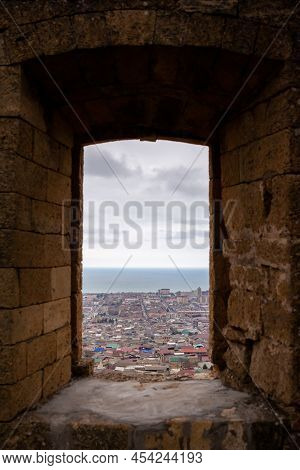 Derbent Fortress Naryn Kala Is The Main Touristic Attraction In The City. Dagestan, North Caucasus, 