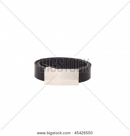 Cintura in pelle nera