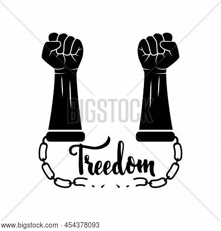 Vector Fist. Power. Protest Concept. Freedon Illustration