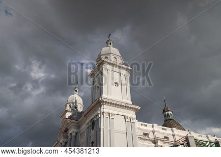 Cathedral Of Our Lady Of Assumption In Santiago De Cuba, Cuba. High Quality Photo